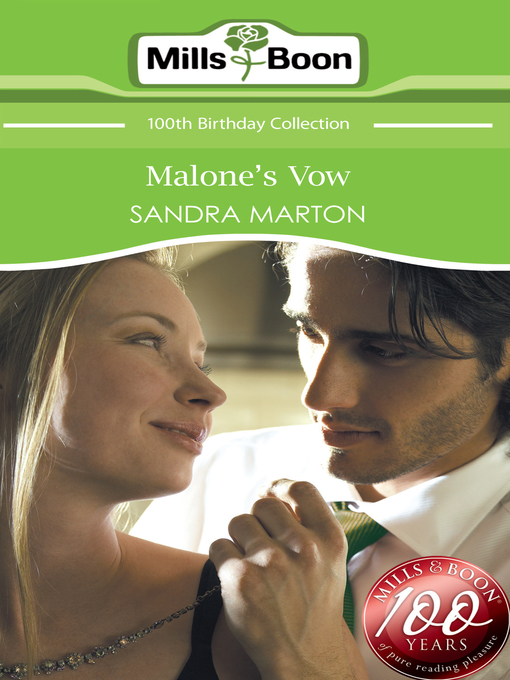 Title details for Malone's Vow by Sandra Marton - Available